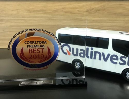 A Qualinvest foi vencedora do “Corretora Premium Best 2019”, destaque em seguro RC Ônibus.